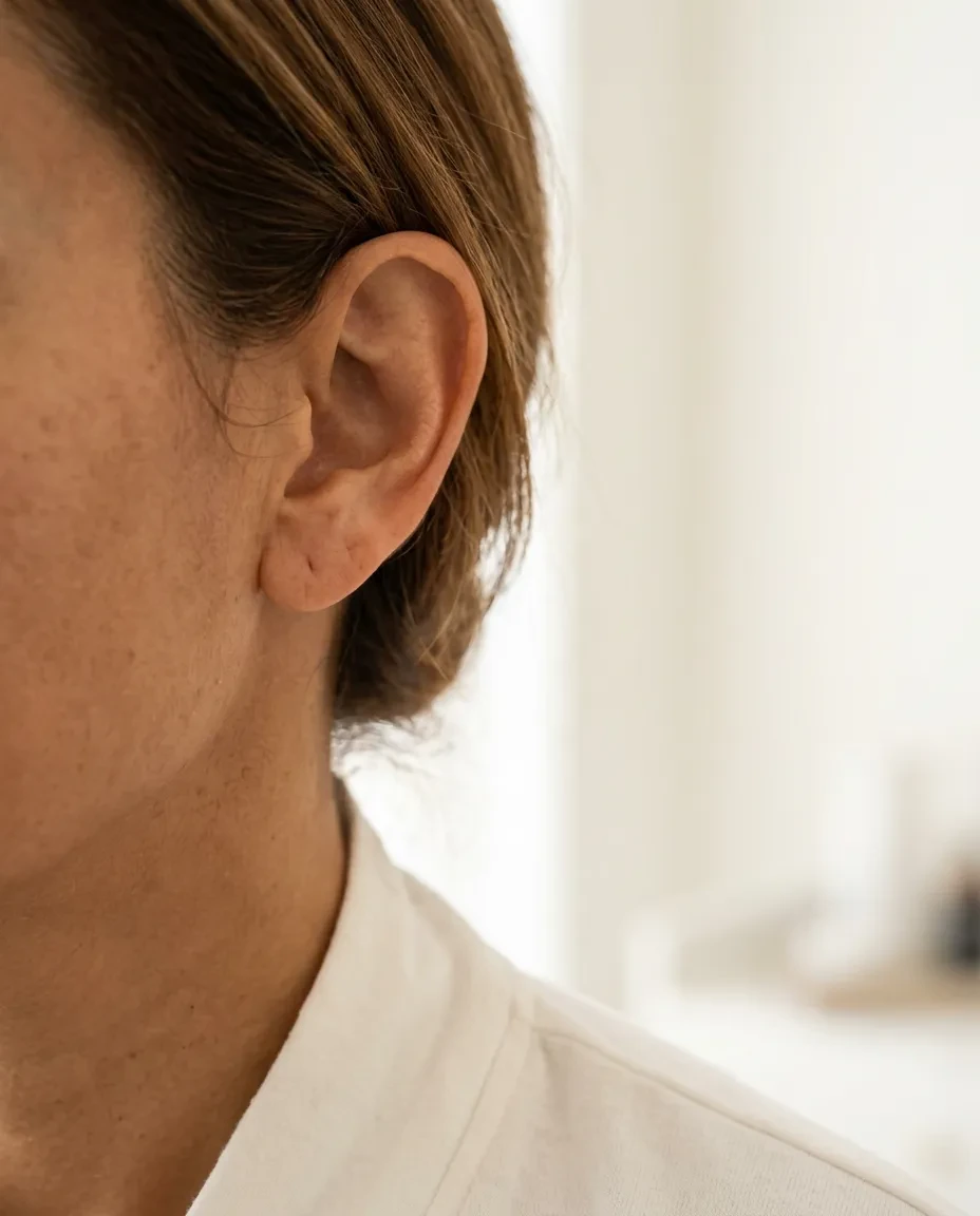 a first lobe piercing treated with ear piercing in Phoenix